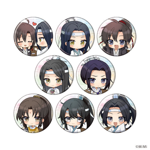 『大河幻想ラジオドラマ魔道祖師』缶バッジ」02/コンプリートセット(全8種)(ミニキャライラスト)